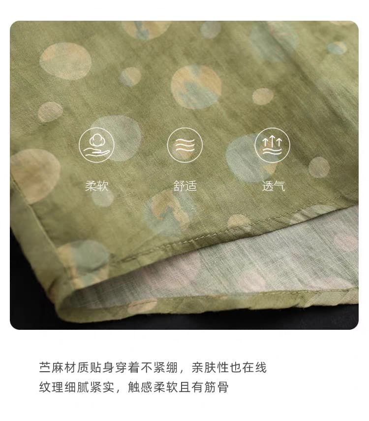 2026 여름 드레스 새로운 한국 스타일 빅 사이즈 표지 고기 단색 레트로 연령 감소 품격 캐주얼 반팔 여성 셔츠 상세 이미지 4