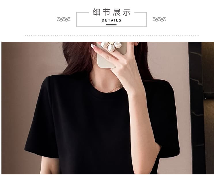 디자인 센스 외국 가스 연령 감소 쉬폰 패치워크 여성 드레스 2026 여름 빛 럭셔리 품격 빅 사이즈 슬림해 보이는 다용도 치마 상세 이미지 21