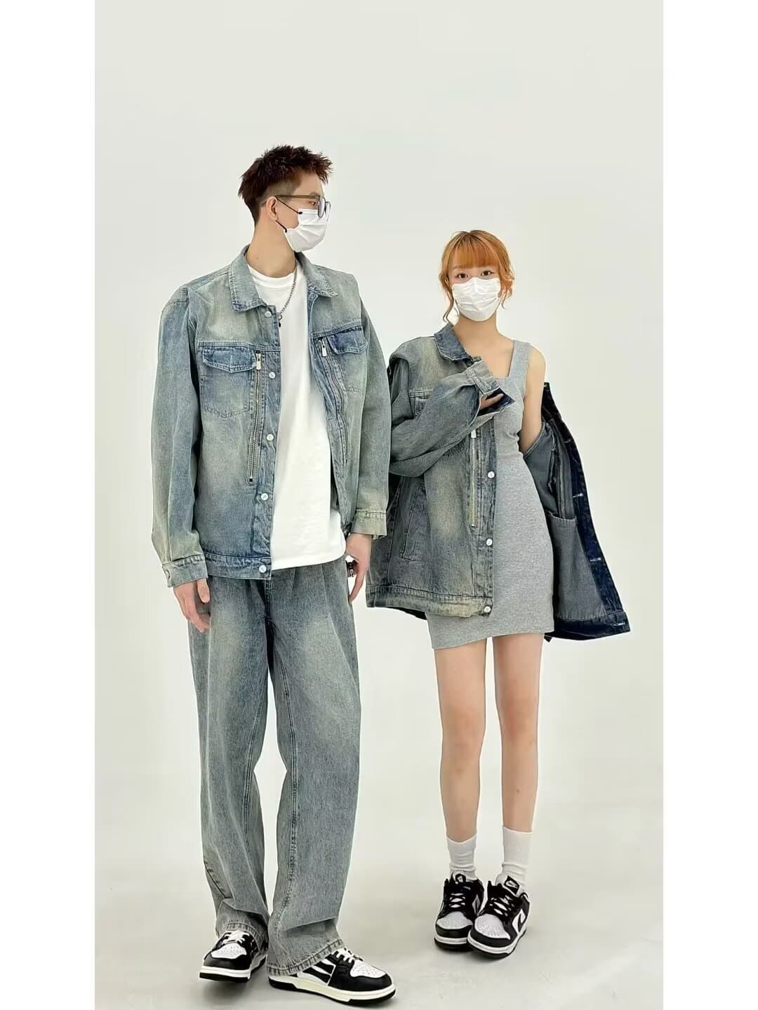 봄 가을 악당 잘 생긴 재킷 남녀 높음 거리 조수 브랜드 항구 바람 일본식 하라주쿠 스타일 한국 스타일 트렌드 커플 루즈핏 재킷 상세 이미지 5
