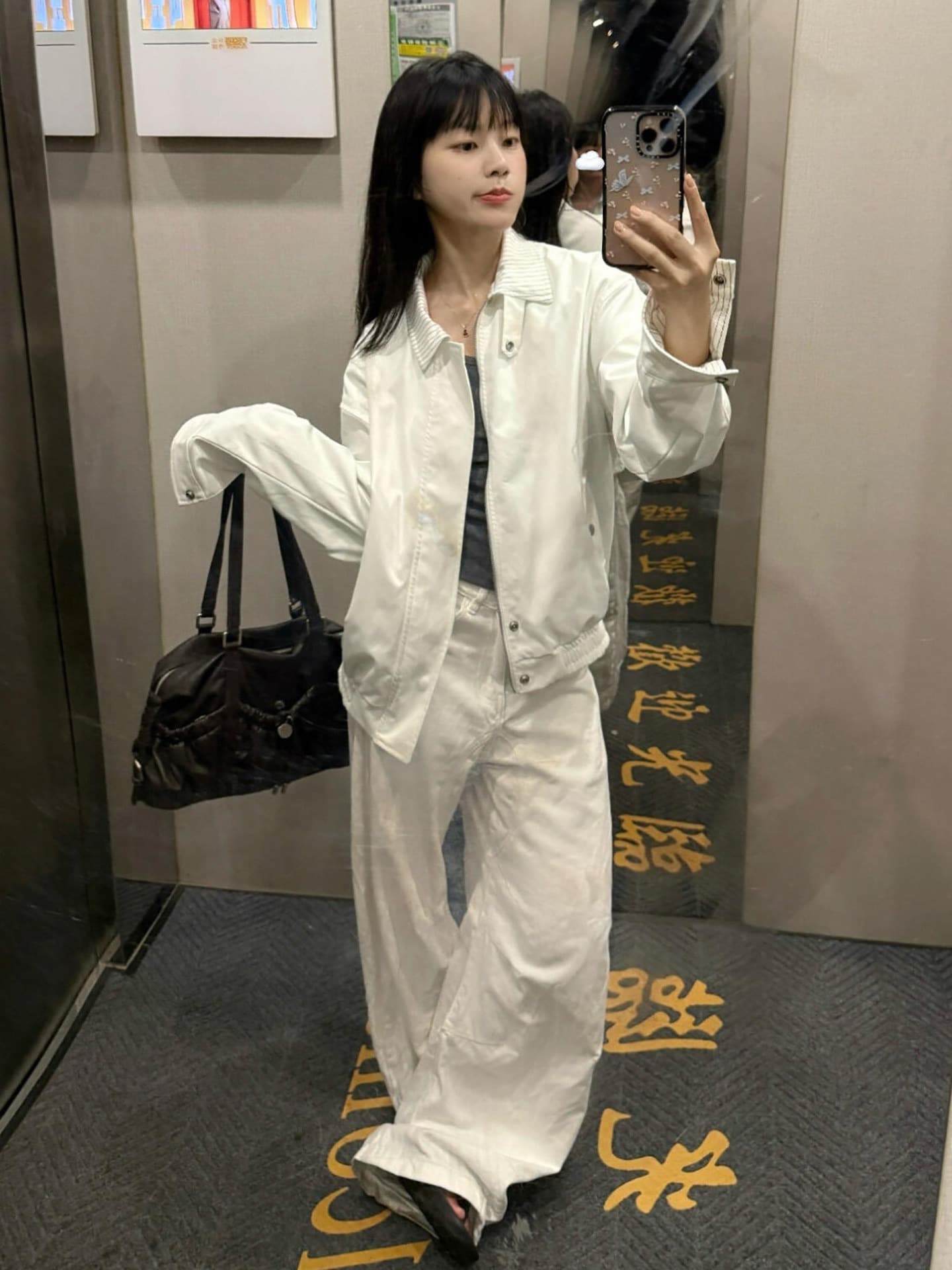 화이트 스트라이프 cleanfit 양면 착용 아메리칸 봄 가을 커플 재킷 재킷 출퇴근 미니멀리즘 다용도 남녀 맨위 상세 이미지 13