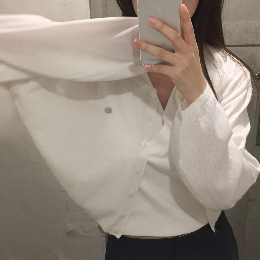 있음 선적 한국 chic 이른 가을 새로운 디자인 센스 느긋한 다용도 얇은 스웨터 코트 니트 오픈 가디건 여성 상세 이미지 28