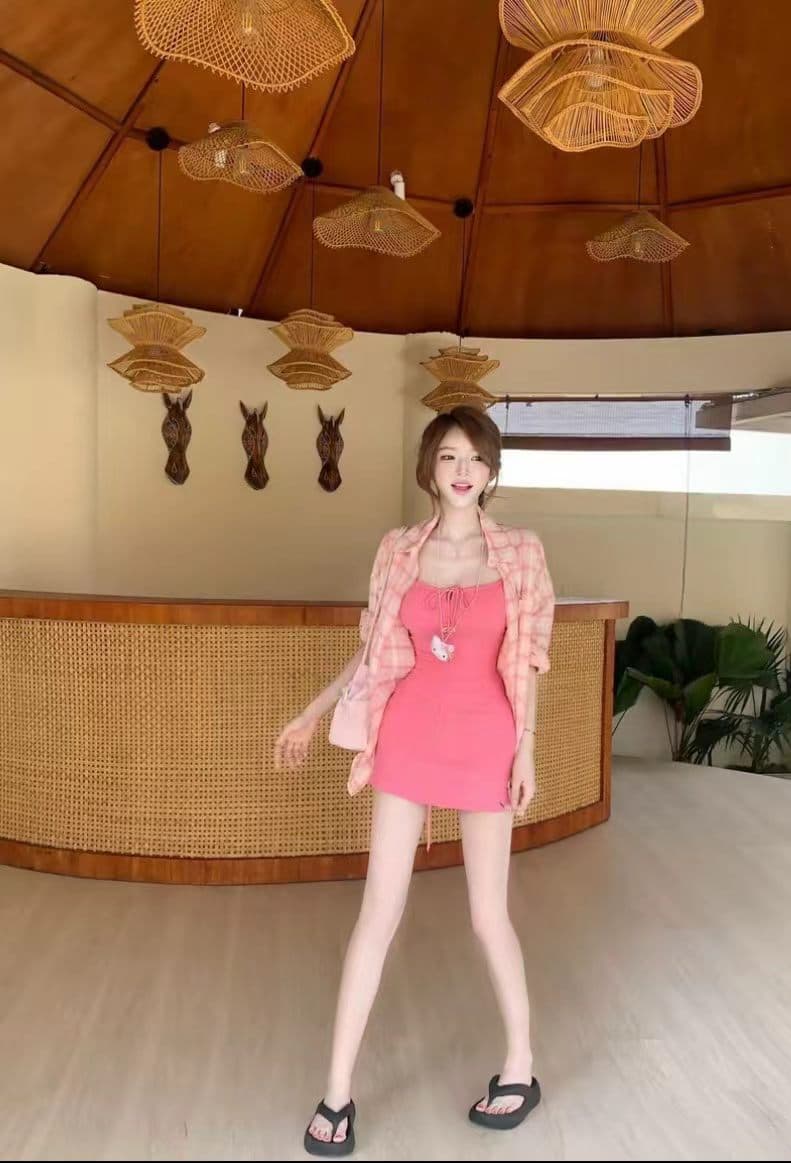 순수한 욕망 달콤한 핫걸 오각형 별 프린트 허리 수축 튜브탑 맨위 허리밴드 레이스업 캐주얼 미니 스커트 투피스 슈트 여성 상세 이미지 1
