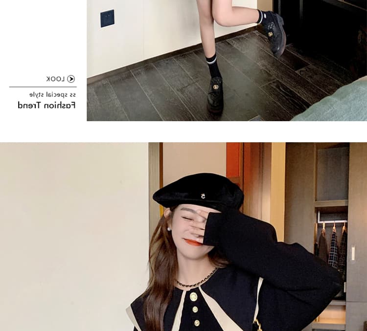 2026 봄 임산부 패션 품격 달콤함 검정색 베이비 칼라 후드티 루즈핏 긴팔 캐주얼 빅 사이즈 후드티 상세 이미지 14