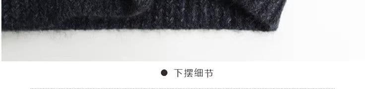 새로운 양모 니트 오픈 가디건 조끼 여자 봄 가을 쇼트 스타일 폴로 칼라 조끼 스웨터 민소매 스택 착용 어깨 외부 가져 가라. 여성 상세 이미지 27