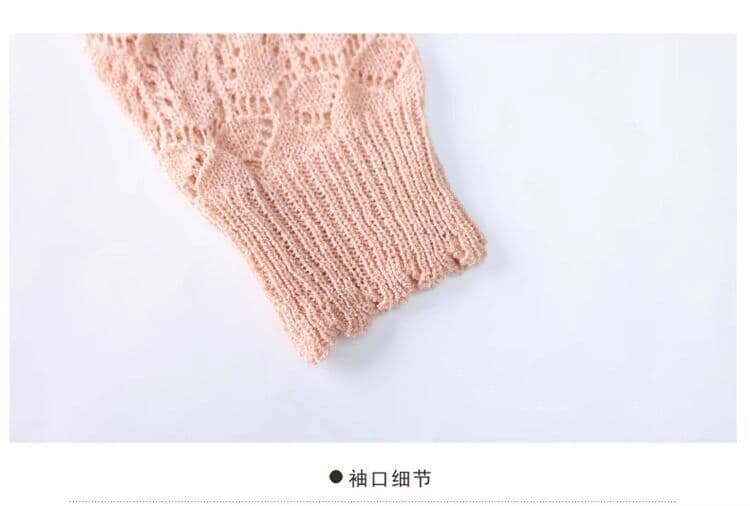 정통 뽕나무 누에 실크 자외선 차단 오픈 가디건 여성 여름 얇은 스타일 얼음 실크 외부 코디 치마 홀로우 아웃 블라우스 얼음 실크 에어컨 셔츠 상세 이미지 27