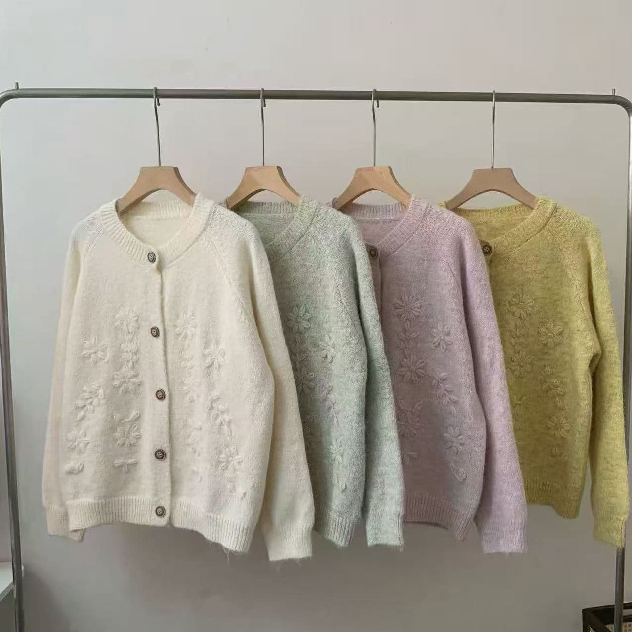 한 부서 카운터 품질 라운드 넥 다용도 니트 오픈 가디건 가을 겨울 새로운 루즈핏 다용도 슬림해 보이는 스웨터 맨위 재킷 상세 이미지 25