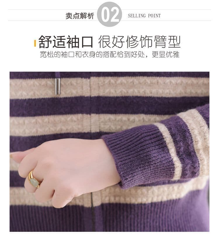 봄 가을 새로운 패치워크 색상 외부 가져 가라. 슬림해 보이는 표지 고기 외국 가스 작은 셔츠 다용도 재킷 만나는 스트라이프 후드 맨위 여성 의류 상세 이미지 14