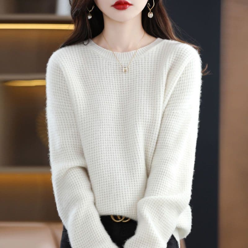 품격 패션 가을 겨울 새로운 다용도 두꺼운 기본 셔츠 루즈핏 슬림해 보이는 몸매 가꾸기 보온 표지 배 인사이드 가져 가라. 스웨터 여자 상세 이미지 19