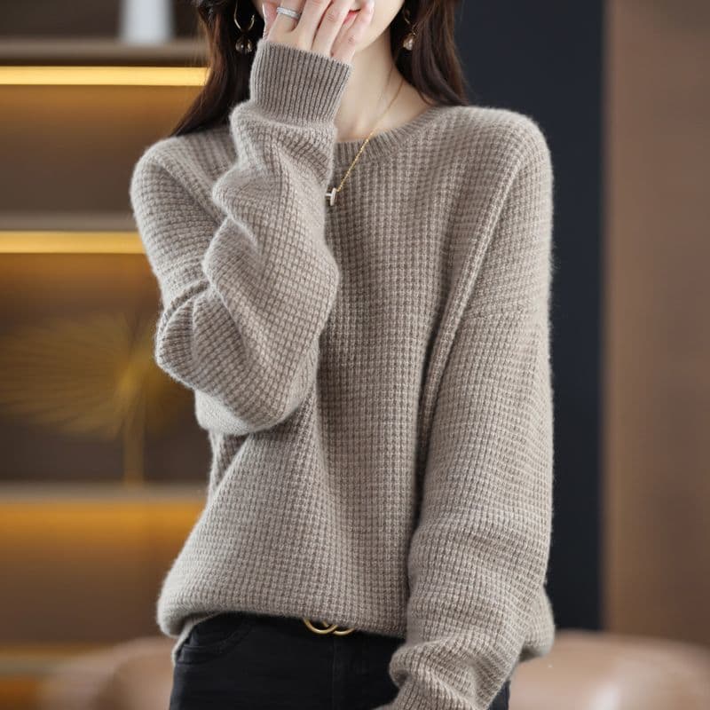 품격 패션 가을 겨울 새로운 다용도 두꺼운 기본 셔츠 루즈핏 슬림해 보이는 몸매 가꾸기 보온 표지 배 인사이드 가져 가라. 스웨터 여자 상세 이미지 20