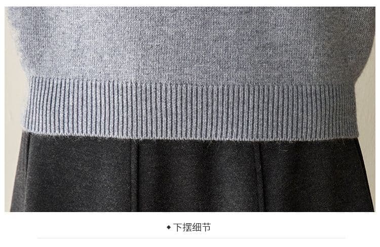 가을 겨울 새로운 인형 스웨터 패션 캐주얼 레이스업 다용도 슬림해 보이는 연령 감소 루즈핏 니트 스웨터 만나는 맨위 여성 상세 이미지 26