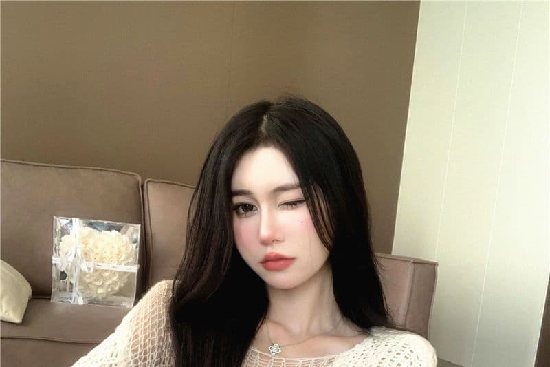 봄 가을 패션 한 부서 느긋한 바람 다용도 스웨터 여자 새로운 중간 길이 루즈핏 긴팔 홀로우 아웃 니트 스웨터 맨위 상세 이미지 4