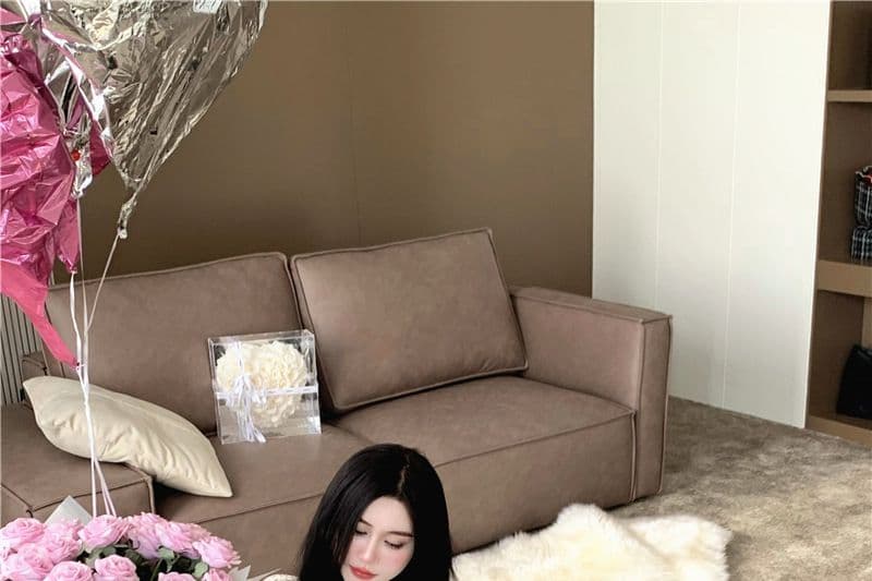 봄 가을 패션 한 부서 느긋한 바람 다용도 스웨터 여자 새로운 중간 길이 루즈핏 긴팔 홀로우 아웃 니트 스웨터 맨위 상세 이미지 19