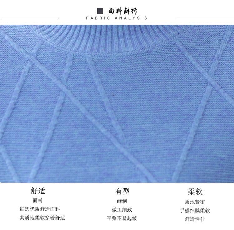 가을 겨울 패션 캐주얼 연령 감소 니트 작은 셔츠 패션 고귀한 새로운 중노년 여성 가을 겨울 만나는 보온 맨위 상세 이미지 10