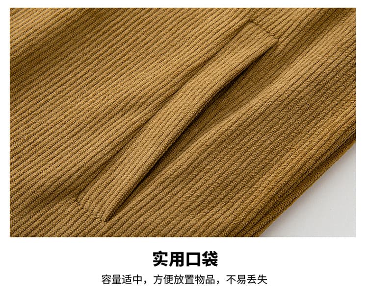 폭발 털이 있는 섹션 코듀로이 재킷 내마모 재킷 중년 비즈니스 캐주얼 재킷 재킷 청년 야외 재킷 상세 이미지 20