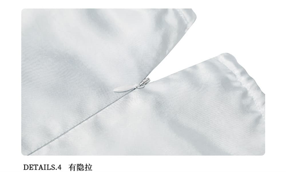 파빌리온 와우 물 속에서 반사하다 달 새로운 중식 새틴 허리 수축 슬립 드레스 요정 가스 바람 망사 숄 국풍 세트 여성 상세 이미지 6