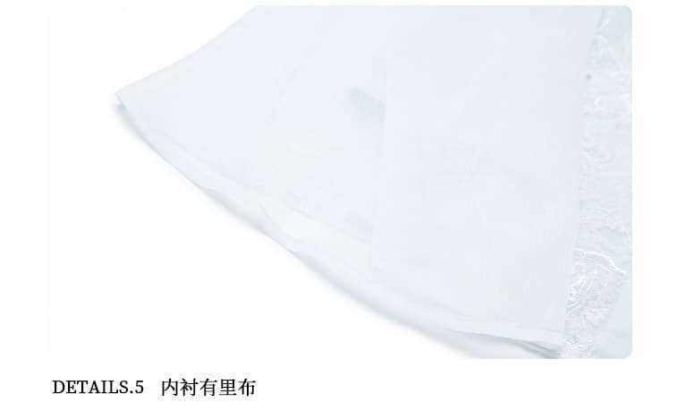 파빌리온 와우 나비 소매 새로운 중식 은사 섞어 짜다 레이스 자수 베스트 말 얼굴 치마 여성 파란색 국풍 세트 상세 이미지 13