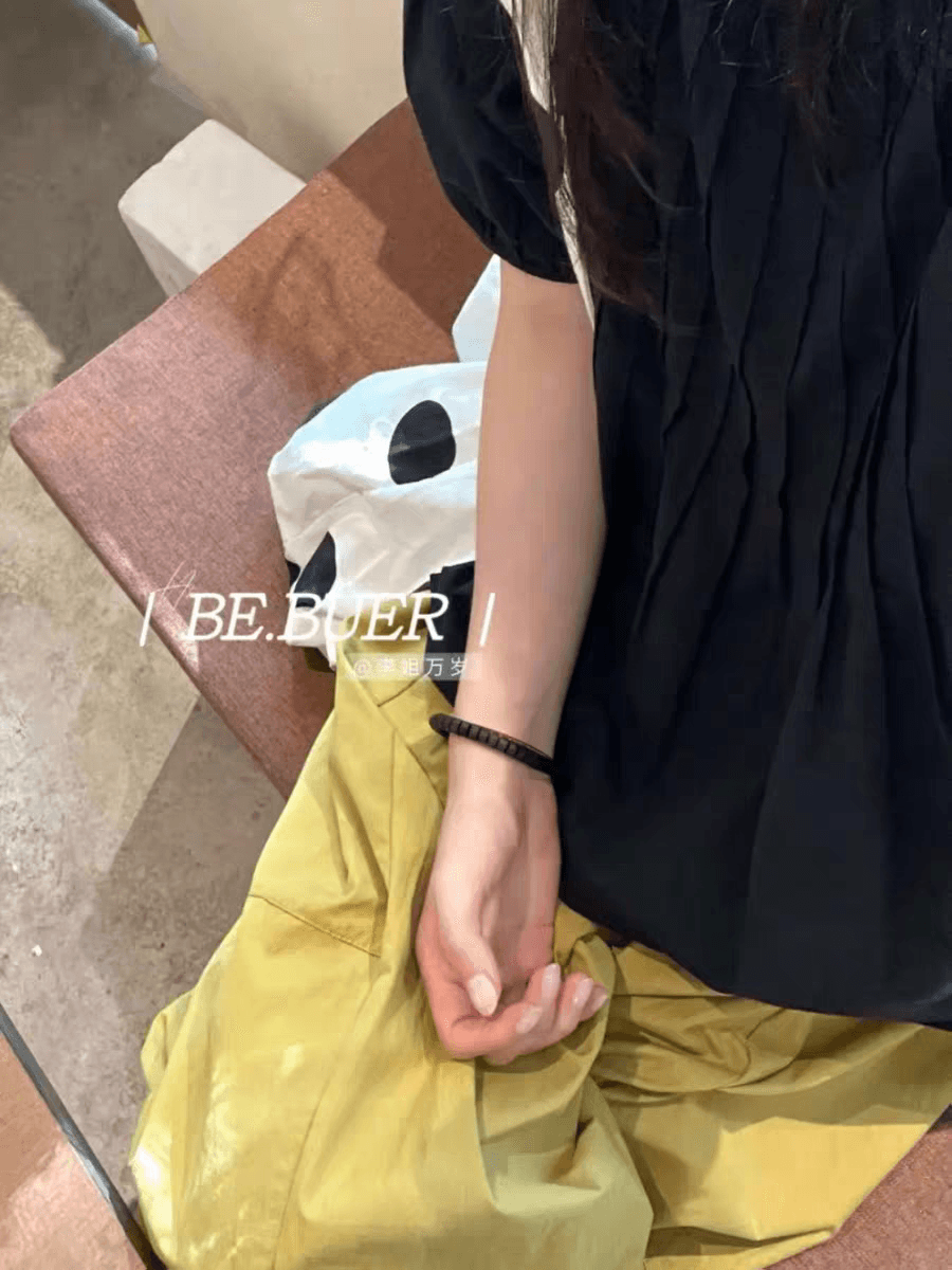 절묘한 센스 장기 Pleat 인형 셔츠 면 봄 여름 루즈핏 슬림해 보이는 7부 소매 셔츠 부드러운 바람 출퇴근 다용도 맨위 이미지 3