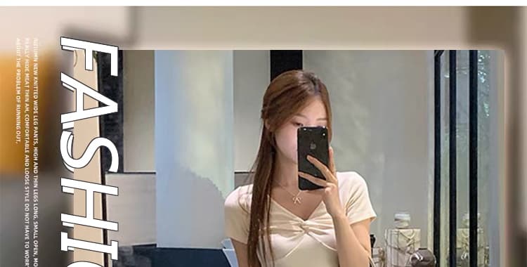 지금 huo 디자인 센스 레이스 패치워크 반신 스커트 임산부 허리밴드 조정 하이웨이스트 다용도 한 마디 중간 길이 스커트 상세 이미지 1