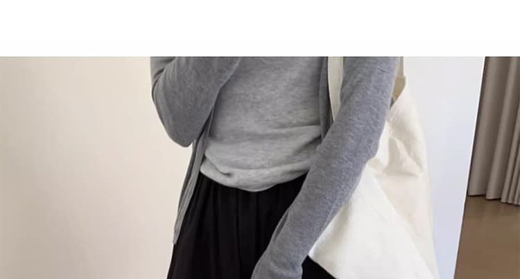지금 huo+ 검정색 임산부 여름 얼음 차가운 야마모토 주름 한 마디 반신 스커트 하이웨이스트 펌프 로프 밴딩 슬림해 보이는 다용도 상세 이미지 48