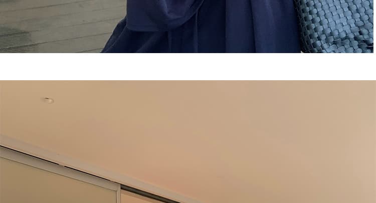 임산부 캐주얼 패션 도루 센스 세트 부드러운 찹쌀 프로 피부 높음 폭탄 슬림해 보이는 V넥 티셔츠 맨위 펌프 로프 허리 와이드 레그 팬츠 상세 이미지 76