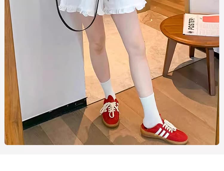 지금 임산부 2026 새로운 여름 폭발 빅 사이즈 프랑스식 프릴 캐주얼 슬림해 보이는 다용도 느긋한 바람 반바지 상세 이미지 6