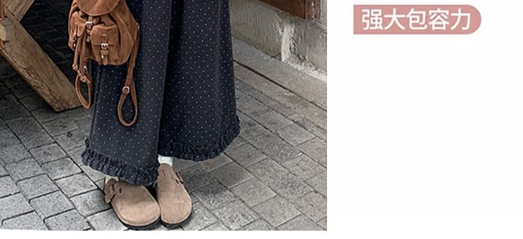 지금 huo 임산부 새로운 가을 겨울 고급 센스 착용 가져 가라. 두꺼운 없음 흔적 허리 디자인 9 포인트 도트 무늬 레이스 바지 다용도 상세 이미지 9