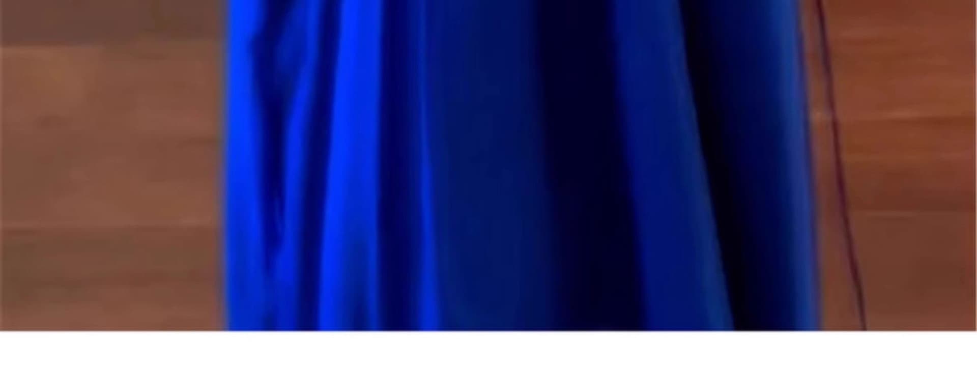프랑스식 파란색 슬립 드레스 아이들 여름 2026 새로운 고급 센스 품격 해변가 휴가 요정 롱 스커트 상세 이미지 11