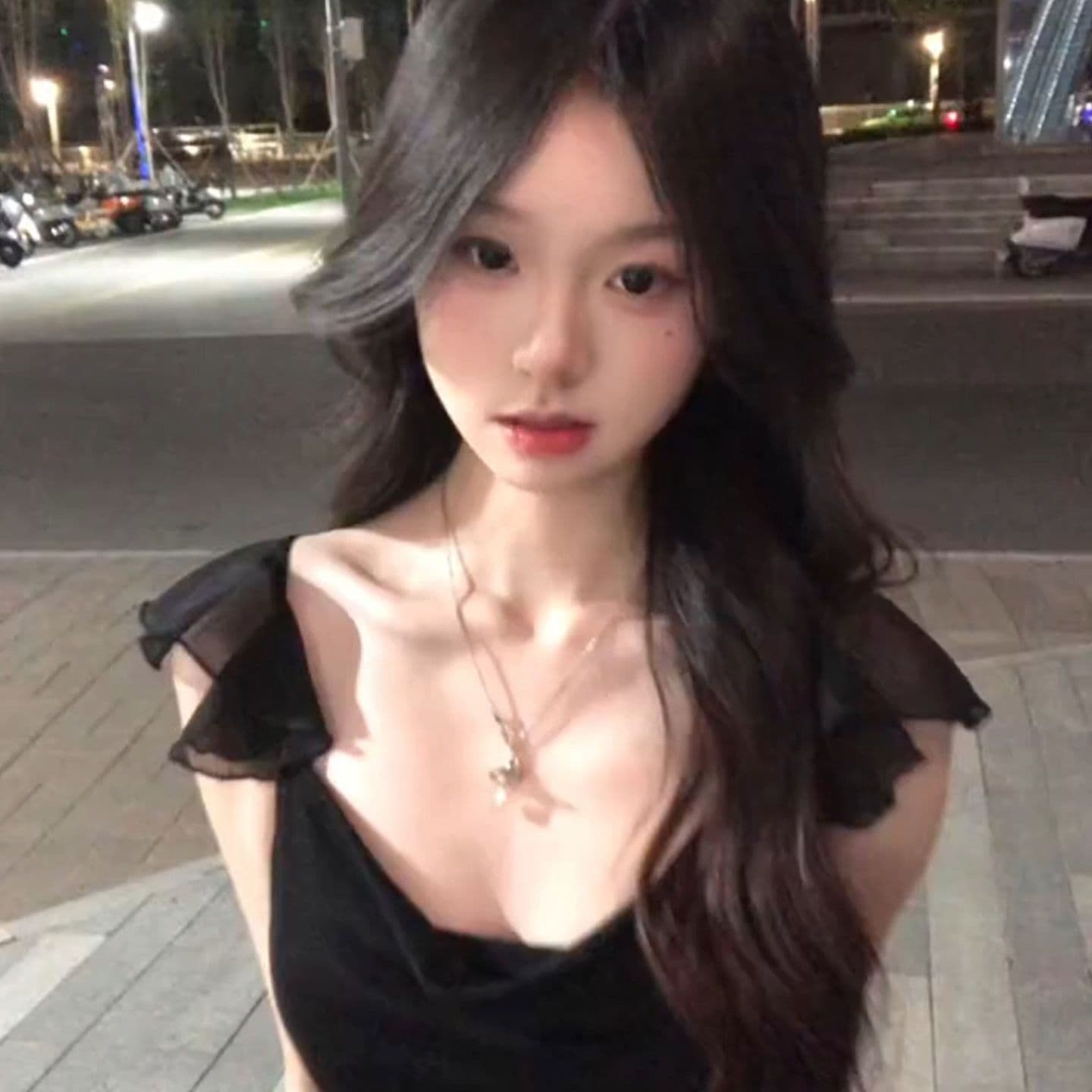 사람들 면 260 그램 순수한 욕망 바람 티셔츠 여성 여름 핫걸 망사 허리 수축 슬림해 보이는 디자인 센스 맨위 이미지 3