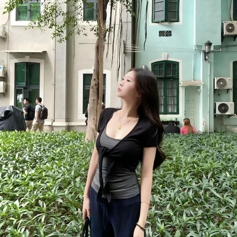 여름 순수한 욕망 몸매 가꾸기 블랙 회색 배색 행침 목 홀로우 아웃 작은 슬링 외부 가져 가라. 쇼트 스타일 오픈 가디건 레트로 절묘한 투피스 세트 상세 이미지 17