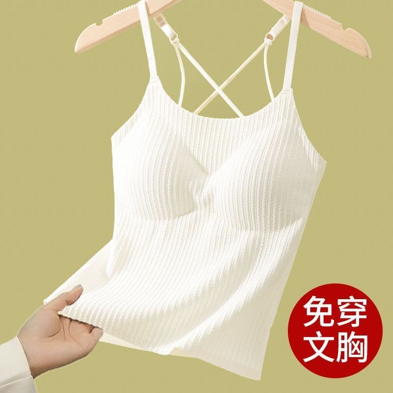 단색 캐미솔 인사이드 가져 가라. 외출용 여름 롱 코트 표지 배 몸매 가꾸기 다용도 만나는 맨위 이미지 2