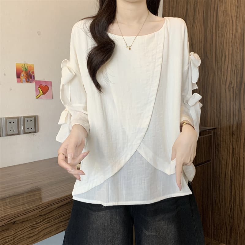 실사 빅 사이즈 지방 mm 디자인 센스 불규칙 셔츠 외국 가스 다용도 표지 고기 맨위 상세 이미지 7