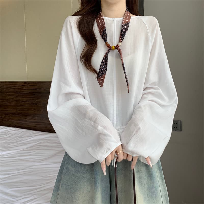 실사 빅 사이즈 지방 mm 디자인 센스 펌프 로프 레이스 업 셔츠 외국 가스 다용도 Chic 맨위 상세 이미지 9