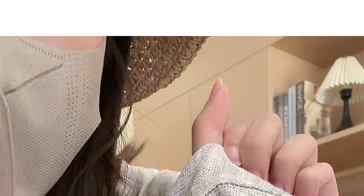 지금 2026 여름 출산 착용 얕은 베스트 얇은 스타일 조끼 티셔츠 투피스 세트 루즈핏 표지 고기 슬림해 보이는 반신 스커트 상세 이미지 47