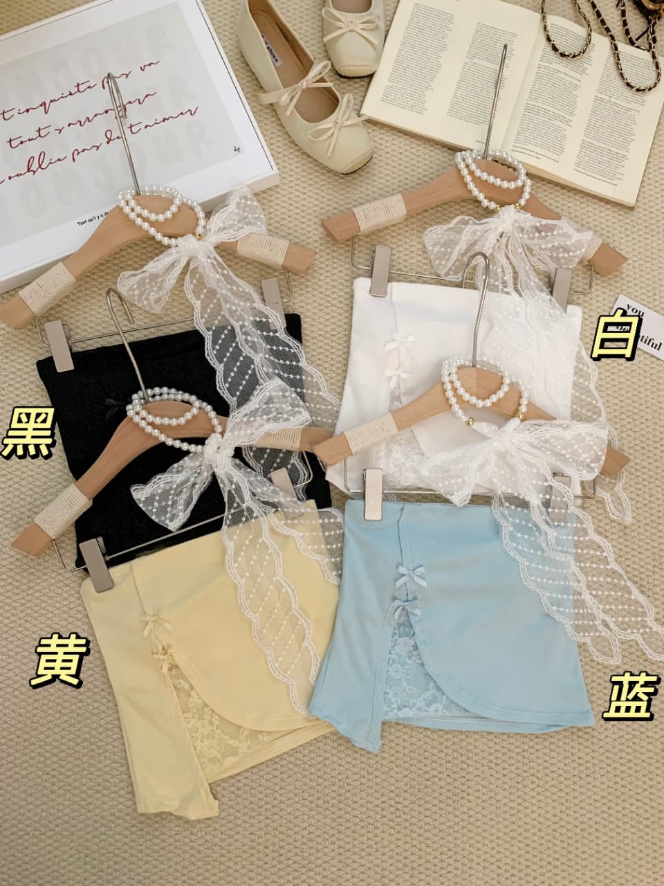 도파민 불규칙 레이스 캐미솔 여름 태국 사람 스타일 핫걸 오프숄더 행침 목 튜브탑 작은 맨위 아름다운 상세 이미지 2