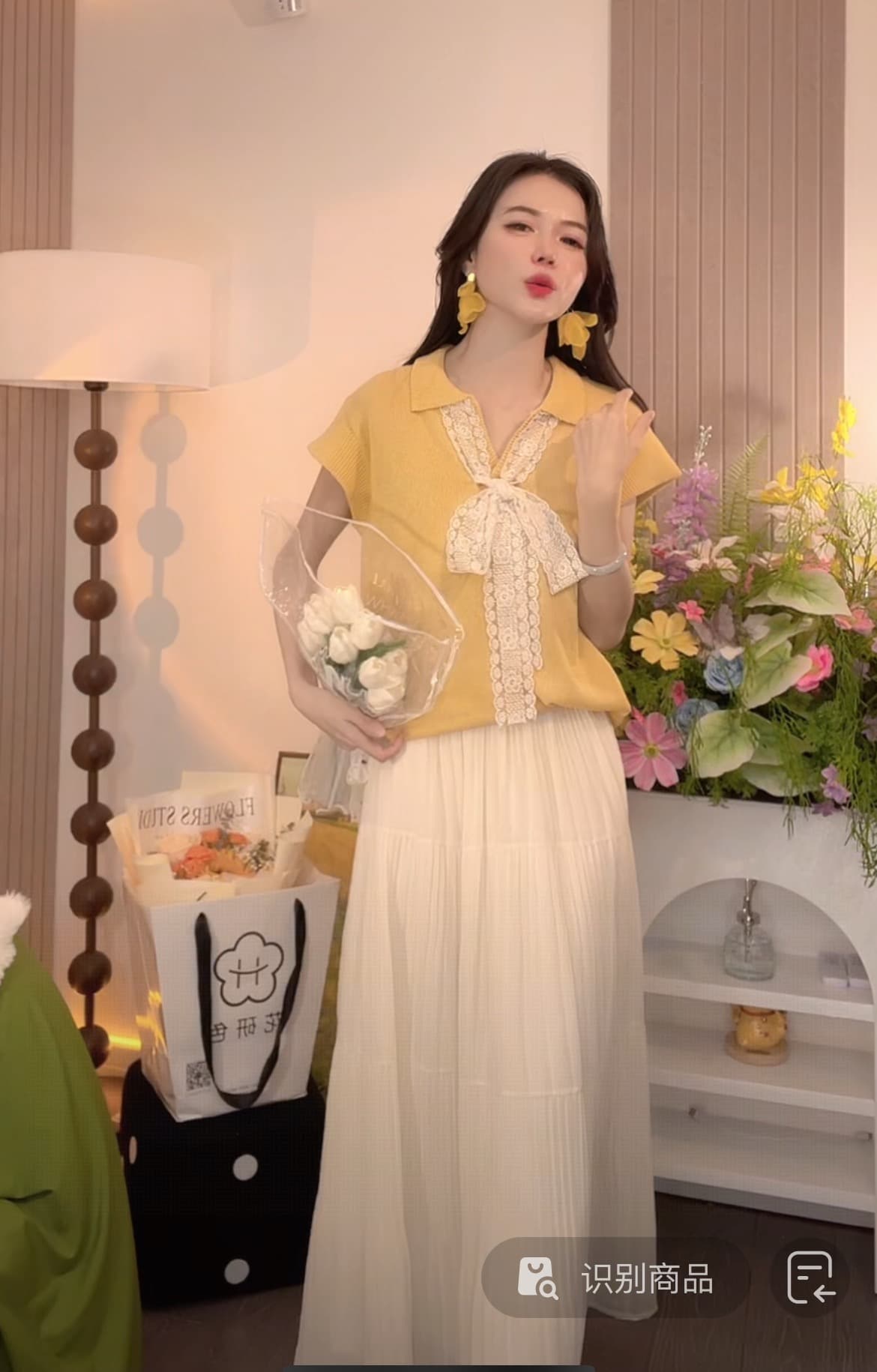 스탠드 칼라 품격 패치워크 레이스 반팔 여름 패션 외국 가스 통기성 캐주얼 인터넷 유명인 새로운 2025 디자인 센스 상세 이미지 7