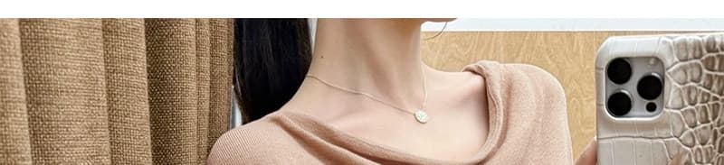 부드러운 바람 품격 흔들다 칼라 몸매 가꾸기 니트 스웨터 여성 봄 여름 2026 새로운 프랑스식 반팔 허리 수축 슬림해 보이는 맨위 상세 이미지 10