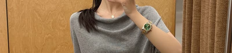 부드러운 바람 품격 흔들다 칼라 몸매 가꾸기 니트 스웨터 여성 봄 여름 2026 새로운 프랑스식 반팔 허리 수축 슬림해 보이는 맨위 상세 이미지 25