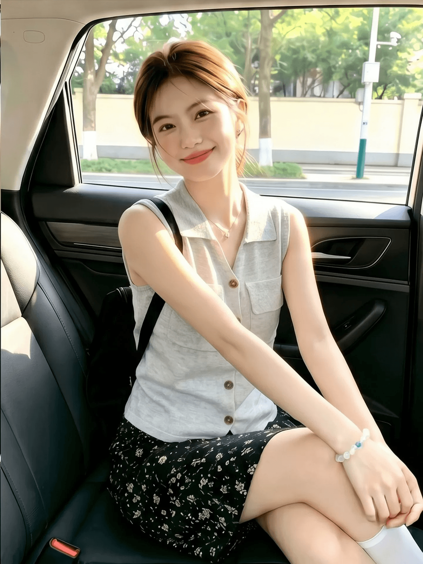 회색 색상 시스템 V넥 민소매 조끼 여성 여름 얇은 스타일 몸매 가꾸기 슬림해 보이는 POLO 셔츠 작은 대중 다용도 얼음 실크 니트 스웨터 상세 이미지 10