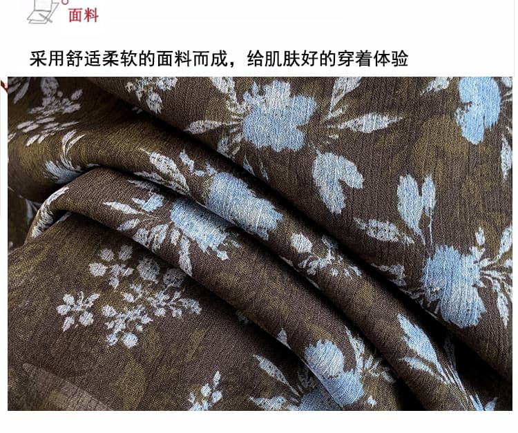 실사 프랑스식 고급 센스 품격 다용도 V넥 리본 행침 목 셔츠 한 부서 루즈핏 달콤함 느긋한 바람 맨위 상세 이미지 7