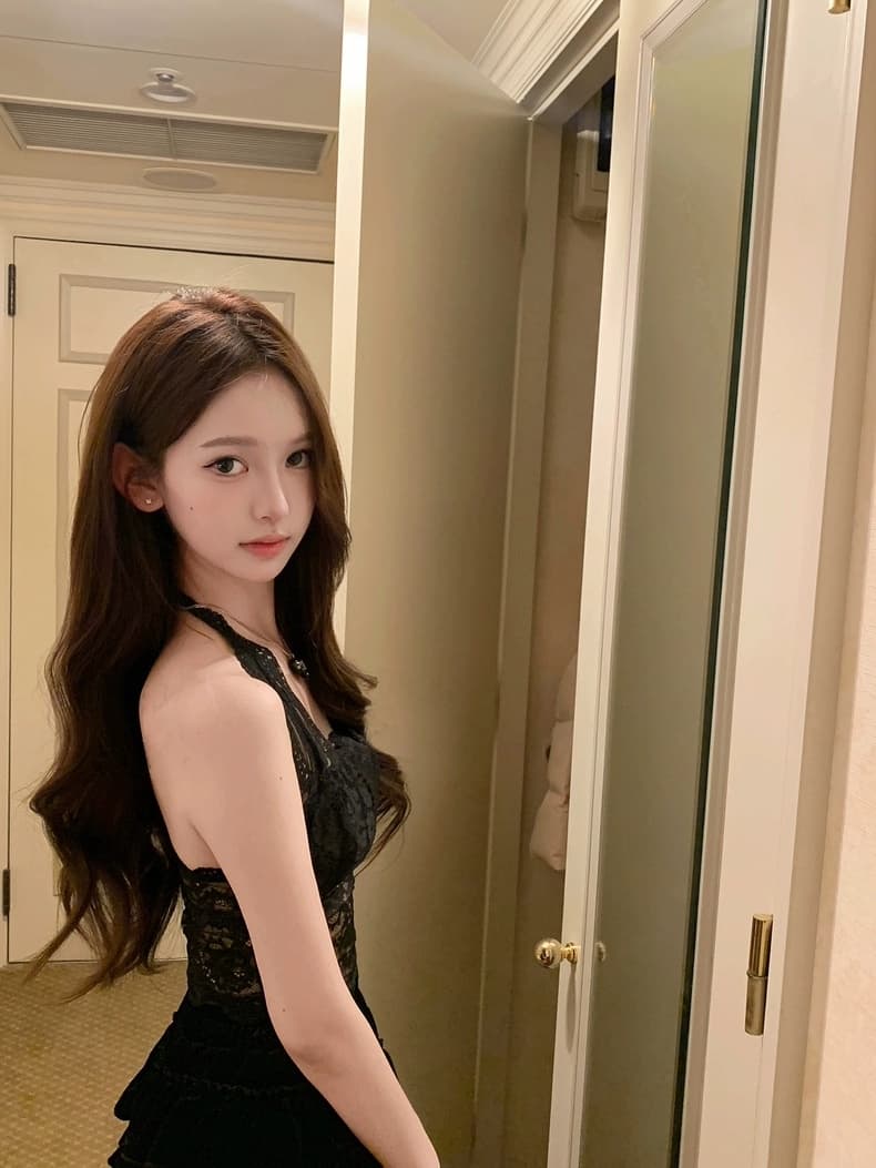 여름 주름 가슴 종류 행침 목 레이스업 레이스 조끼 섹시함 백리스 몸매 가꾸기 다용도 슬림해 보이는 슬립 여성 상세 이미지 14