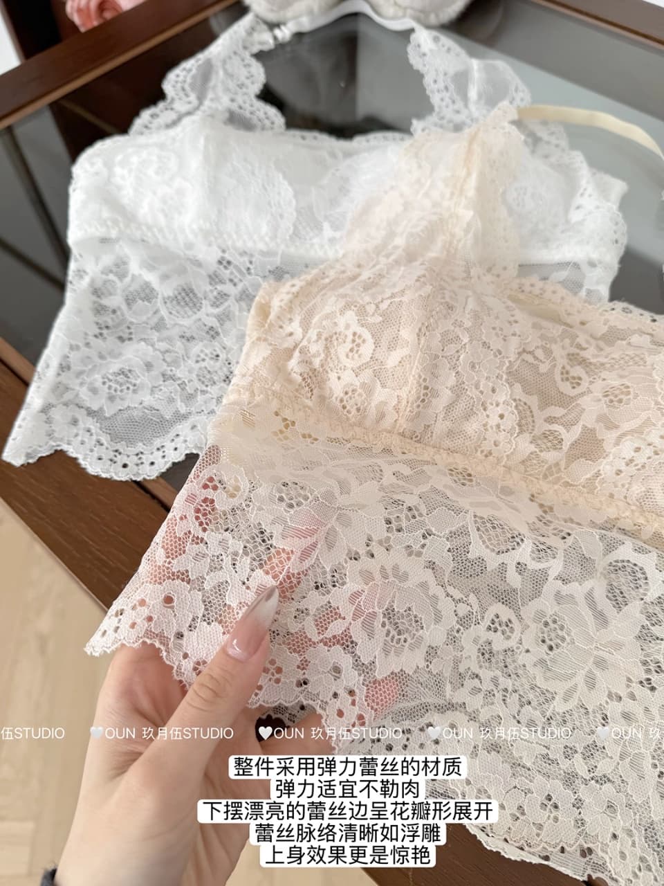 여름 주름 가슴 종류 행침 목 레이스업 레이스 조끼 섹시함 백리스 몸매 가꾸기 다용도 슬림해 보이는 슬립 여성 상세 이미지 21