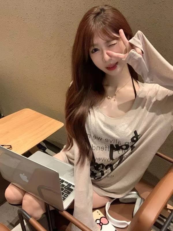 새로운 느긋한 바람 여름 외출용 자외선 차단 블라우스 루즈핏 슬림해 보이는 얇은 스타일 핫걸 ins 맨위 상세 이미지 10