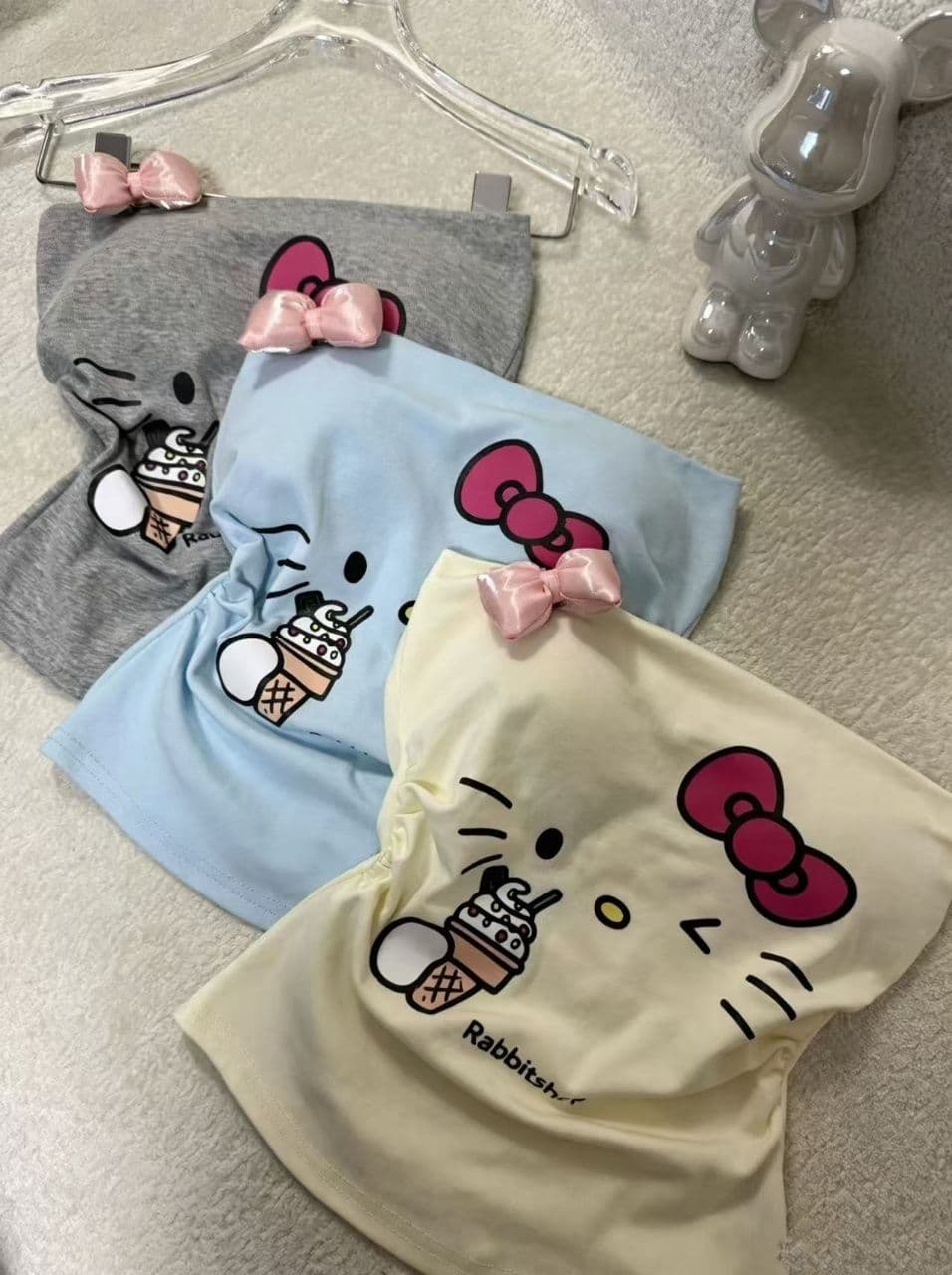 달콤함 수채화 프린트 맨위 여성 여름 달콤한 매운맛 귀여운 소녀 센스 나만의 것을 가져와 라. 가슴 패드 튜브탑 조끼 상세 이미지 24