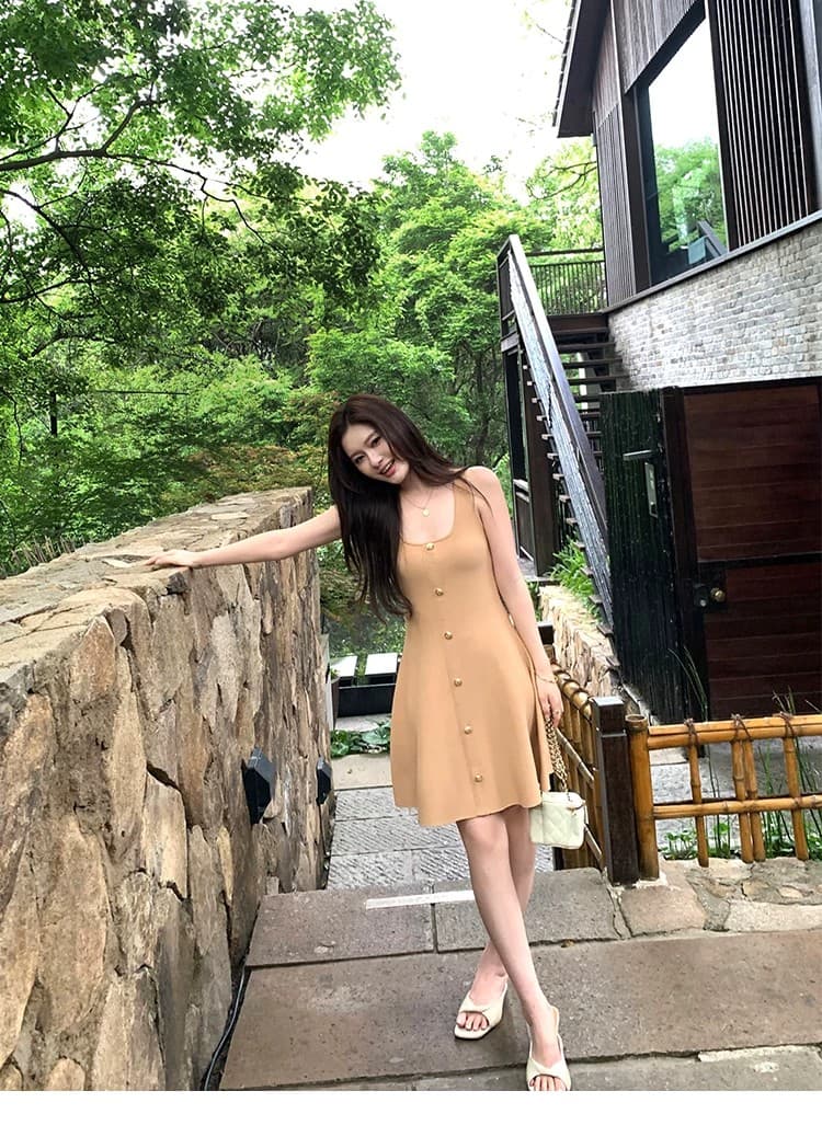 jamais vu Jiao 럭셔리 비싼 비싼 안감 피부 화이트 꼬집기 허리 좋은 핏 스타일 디스플레이 높음 표지 대리인 우유 높음 폭탄 드레스 상세 이미지 21