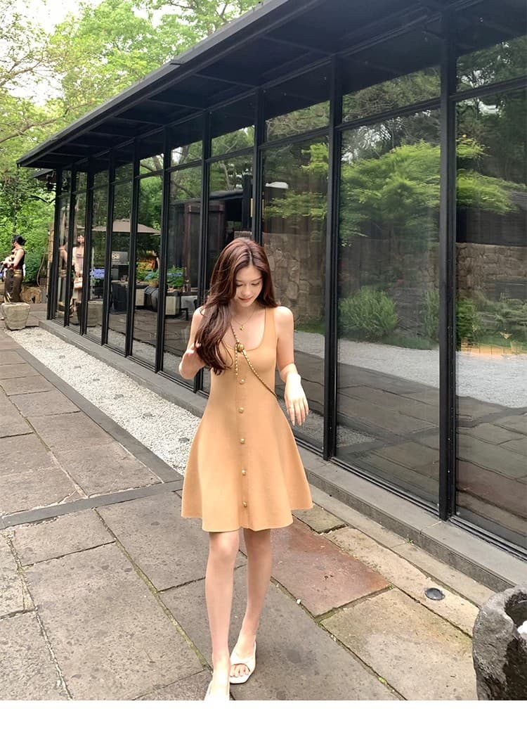 jamais vu Jiao 럭셔리 비싼 비싼 안감 피부 화이트 꼬집기 허리 좋은 핏 스타일 디스플레이 높음 표지 대리인 우유 높음 폭탄 드레스 상세 이미지 25