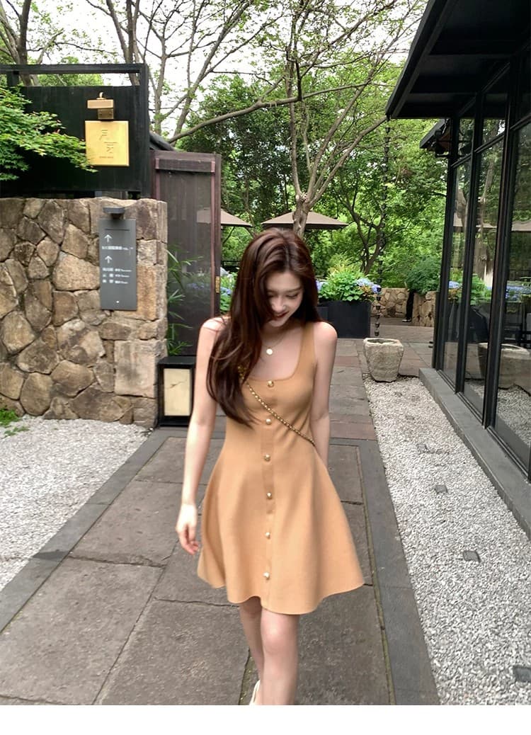 jamais vu Jiao 럭셔리 비싼 비싼 안감 피부 화이트 꼬집기 허리 좋은 핏 스타일 디스플레이 높음 표지 대리인 우유 높음 폭탄 드레스 상세 이미지 31