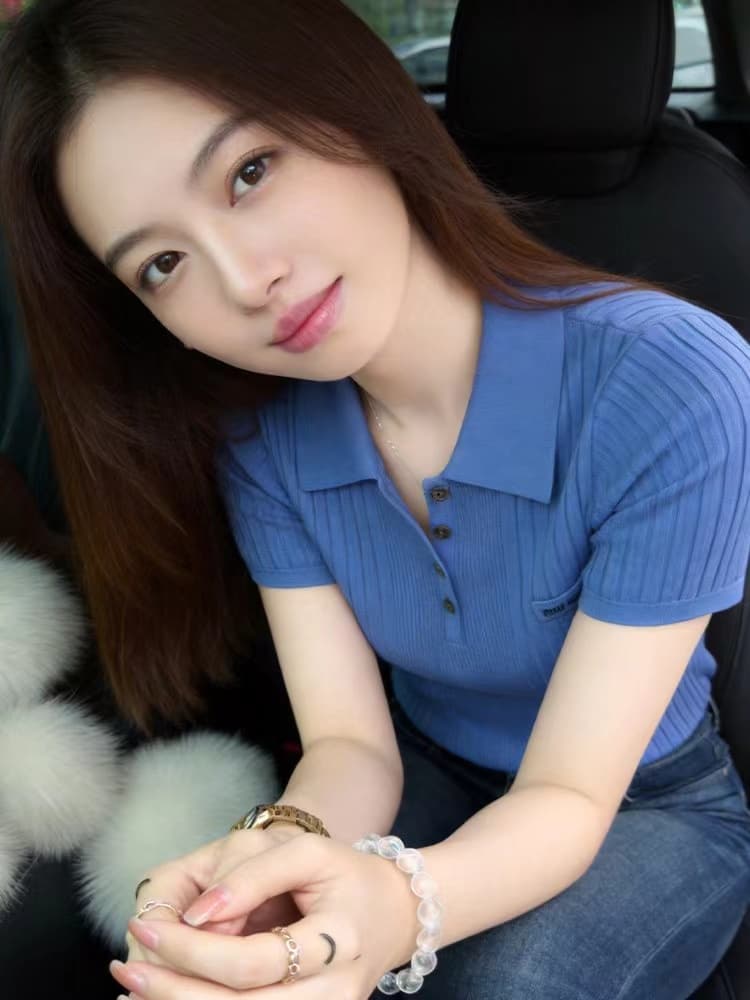 톰 글 래 원인 블루 맨위 여성 여름 2026 자이언트 잘 생긴 한 부서 튀김 거리 고유 한 아름다운 polo 슬림해 보이는 반팔 티셔츠 이미지 3