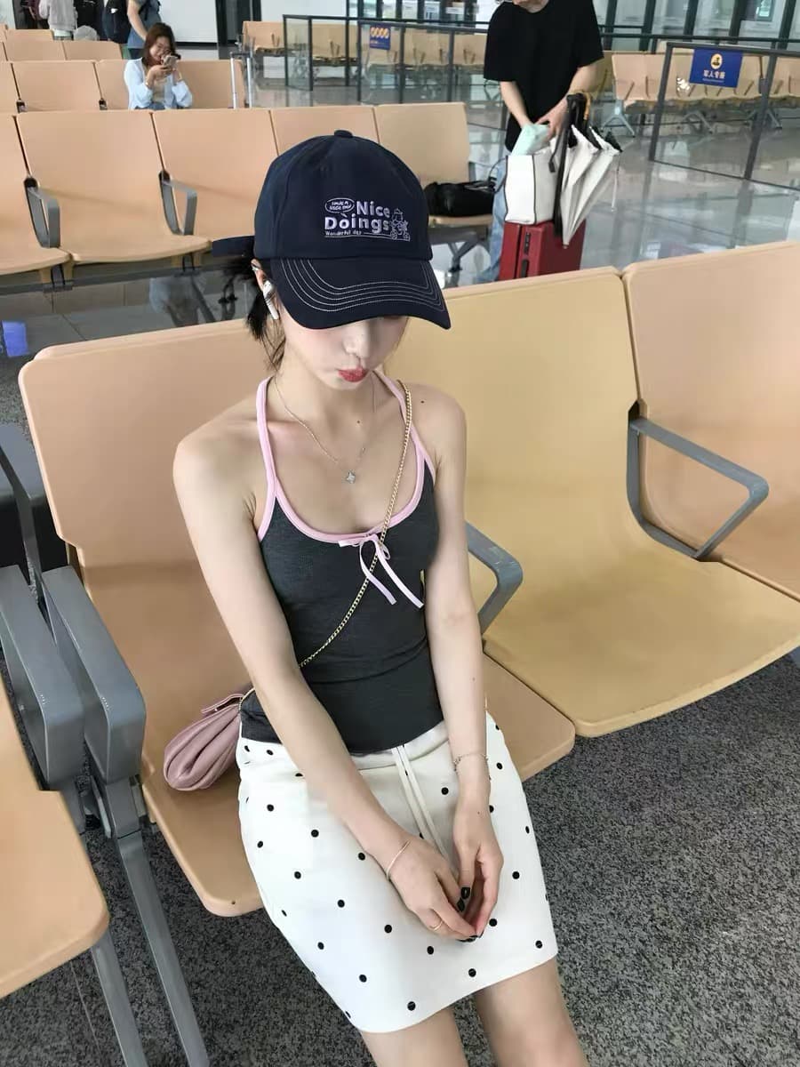 나만의 것을 가져와 라. 가슴 패드 배색 단어 슬립 일상 다용도 슬림해 보이는 하느님 섹션 상세 이미지 6