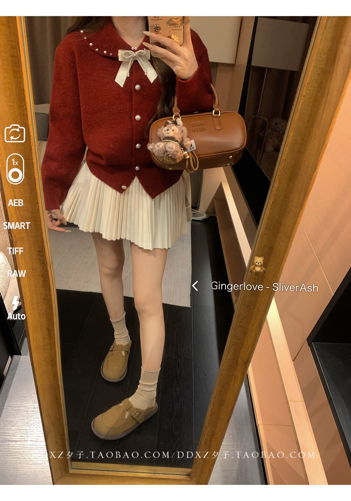 한 부서 달콤함 나비 매듭 네클라인 니트 오픈 가디건 여성 봄 가을 새로운 디자인 센스 Chic 쇼트 스타일 맨위 상세 이미지 16