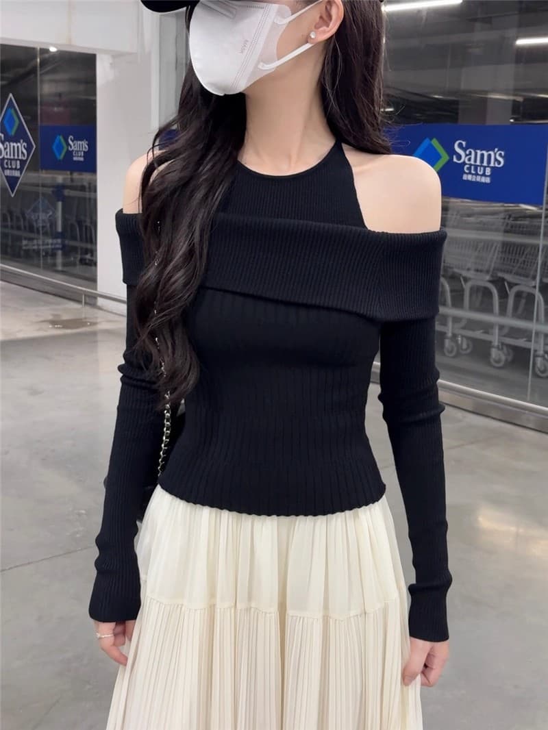 2026 한국 chic 이른 봄 디자인 센스 페이크 레이어드 몸매 가꾸기 슬림해 보이는 털 셔츠 상세 이미지 2
